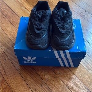 Adidas Black Sneakers with Chunky Silhouette